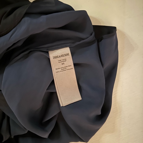 Zadig and Voltaire midnight navy blouse. - Picture 9 of 11